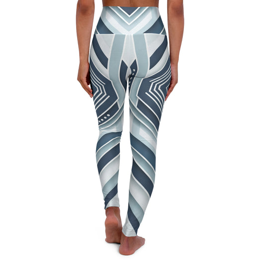 Azure Horizon High-Performance Yoga Leggings
