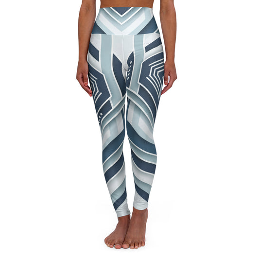 Azure Horizon High-Performance Yoga Leggings
