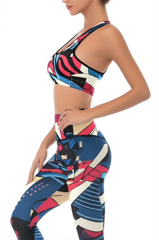 Kaleidoscope Motion High-Performance Leggings