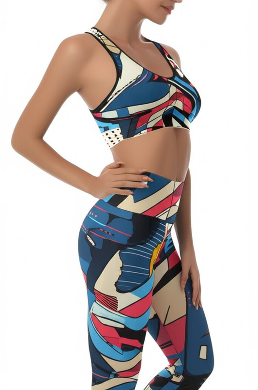 Kaleidoscope Motion High-Performance Leggings