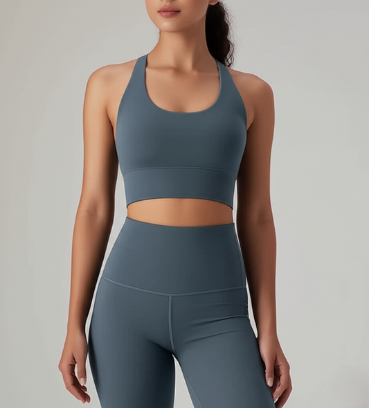 Urban Shadow High-Waist Yoga Leggings - Chic Charcoal Gray